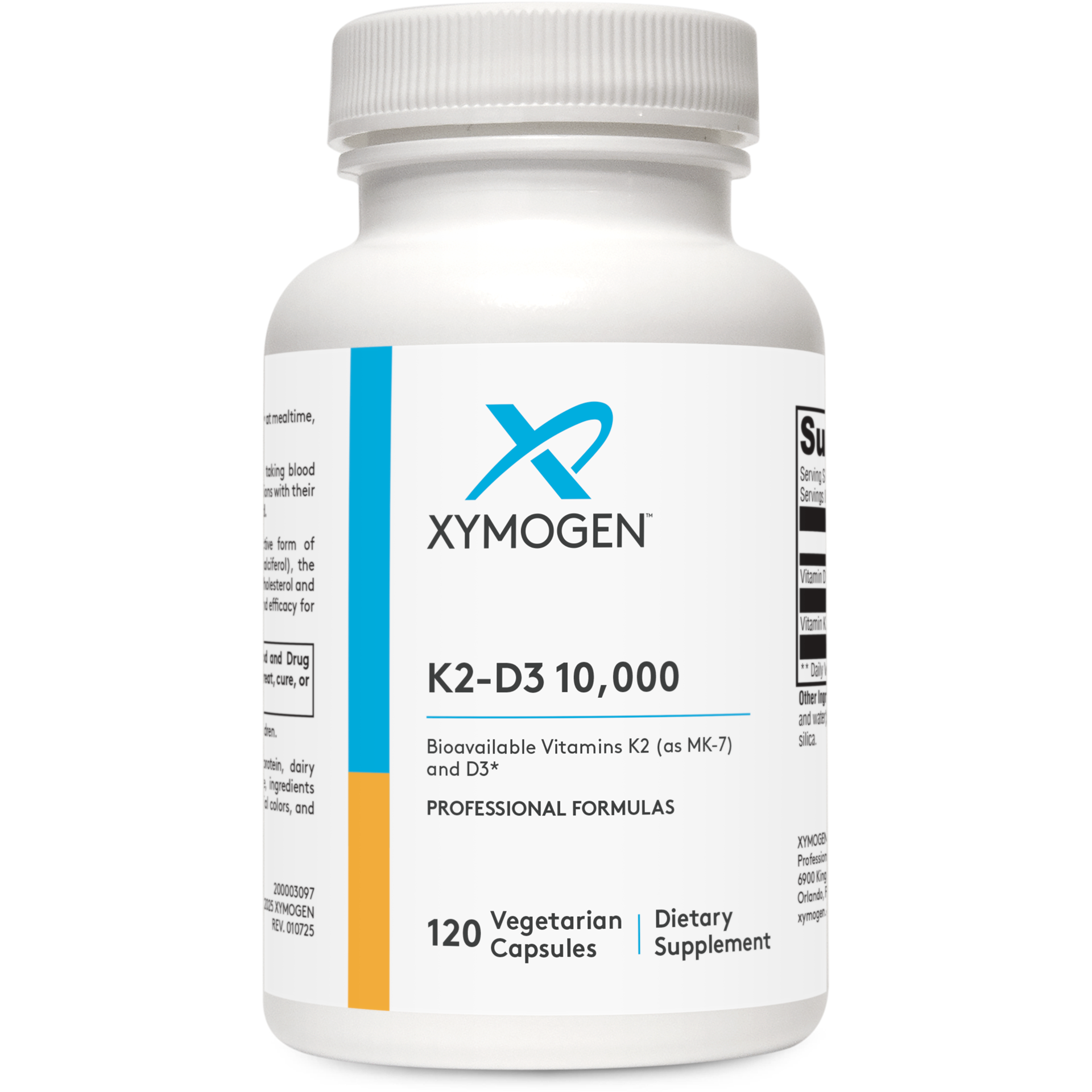 Xymogen, K2-D3 10,000 120 Capsules UPC 871149002213 | HiLife Vitamins